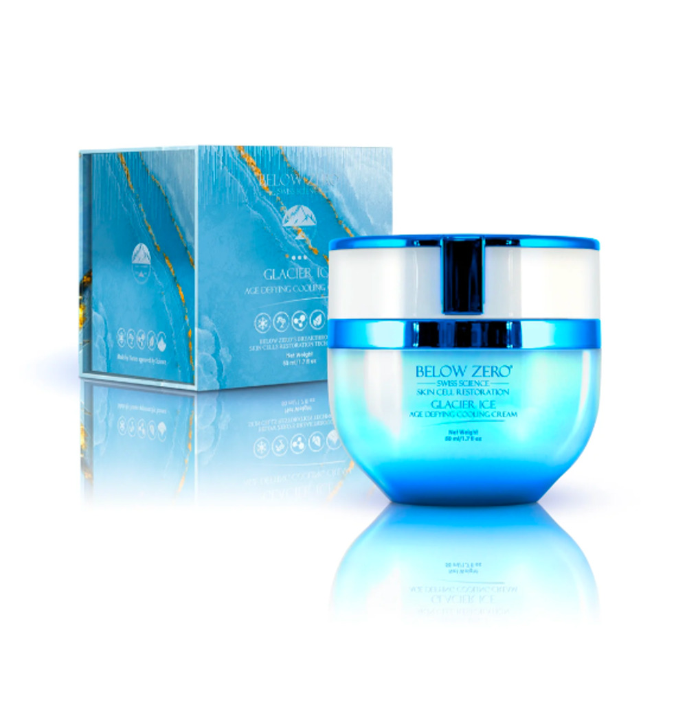 Below Zero Swiss Science Glacier Ice Age Defying Cooling Cream 1.7 Oz